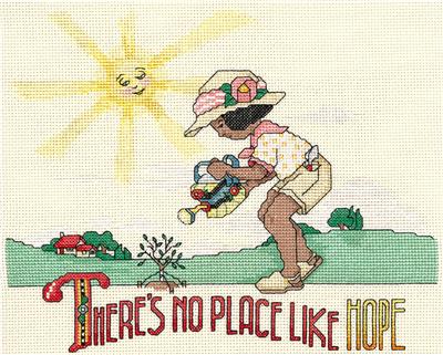 click here to view larger image of No Place Like Hope (counted cross stitch kit)