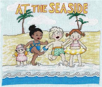 click here to view larger image of Seaside Splash (counted cross stitch kit)