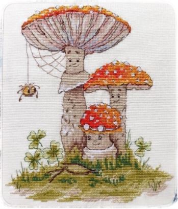 click here to view larger image of Forest Protectors (counted cross stitch kit)