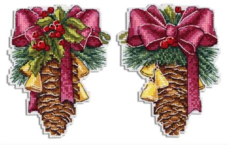 click here to view larger image of Christmas Cone (counted cross stitch kit)