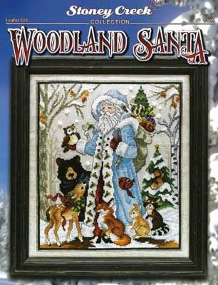 click here to view larger image of Woodland Santa (chart)