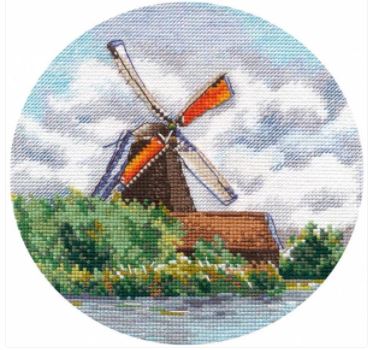 click here to view larger image of Miniature - Mill (counted cross stitch kit)