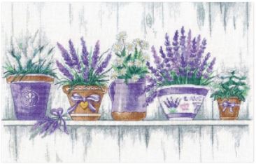 click here to view larger image of Lavender Tenderness (counted cross stitch kit)