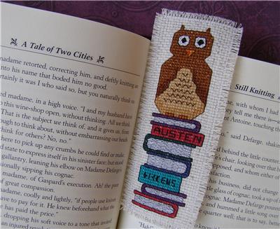 Owl Sitting on Books