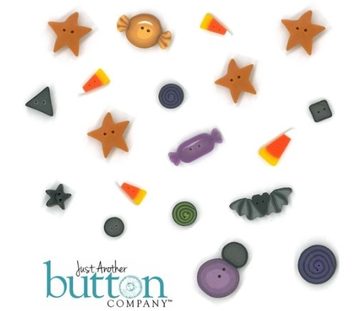 Trick or Treat Row Button Pack