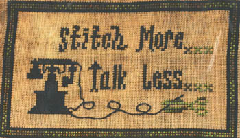 Stitch More Talk Less