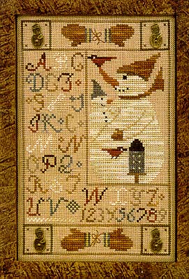 click here to view larger image of Snowman Button Sampler (chart)