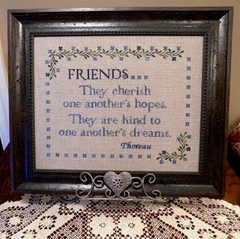 click here to view larger image of Cherished Friends (chart)