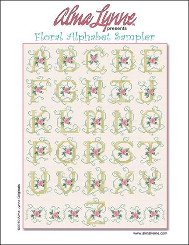 click here to view larger image of Floral Alphabet Sampler (chart)