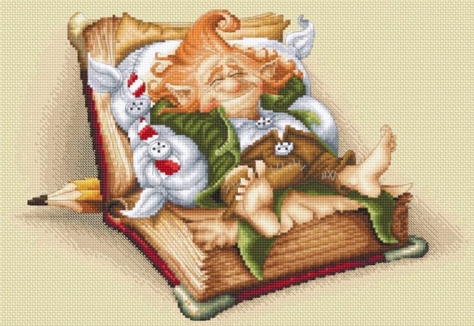 Gnomes Book Nap