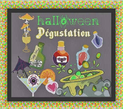 click here to view larger image of Halloween Degustation (chart)