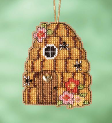 click here to view larger image of Bee Hive House (2022) (counted cross stitch kit)