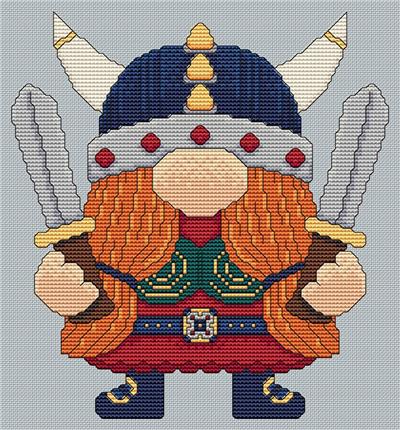 Sword Maiden Viking Gnome
