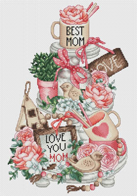 click here to view larger image of Mother's Day on a Platter (chart)