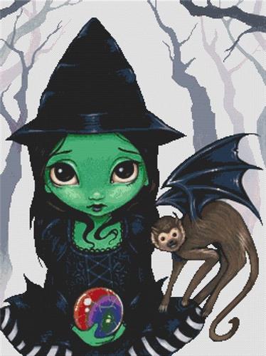 Wicked Witch with Flying Monkey