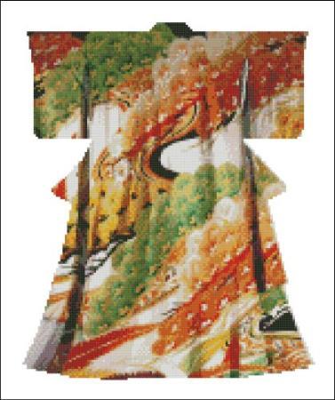 Kimono 012 - Autumn Colors