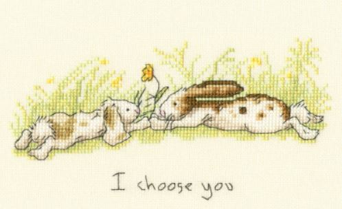 click here to view larger image of I Choose You (counted cross stitch kit)