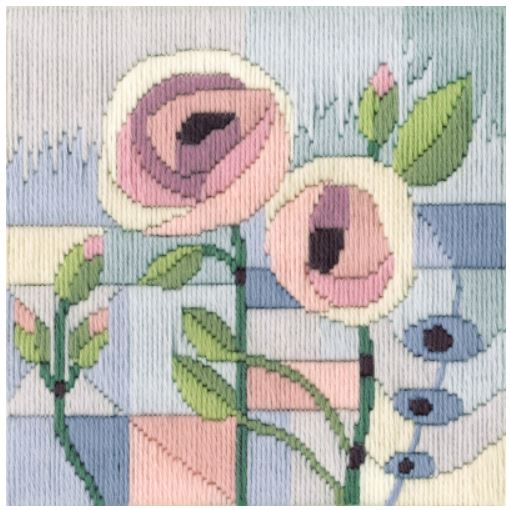 click here to view larger image of Rose Trellis (Long Stitch)