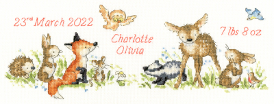 click here to view larger image of Woodland Welcome (counted cross stitch kit)