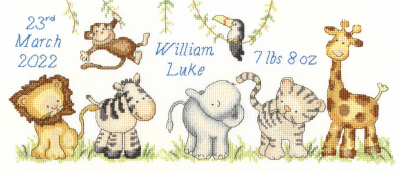 click here to view larger image of Jungle Welcome (counted cross stitch kit)