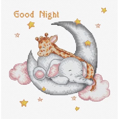 click here to view larger image of Good Night (counted cross stitch kit)