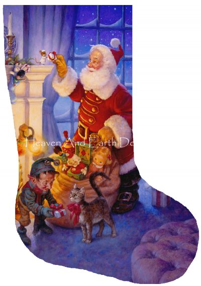 Stocking Santa and the Mouse - Scott Gustafson