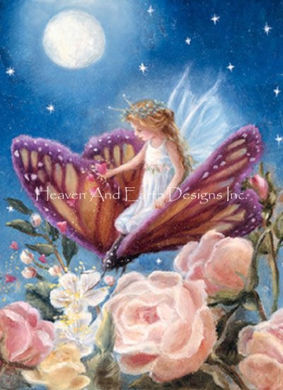 click here to view larger image of Fairy on Butterfly/Mini - Nancy Falkner (chart)