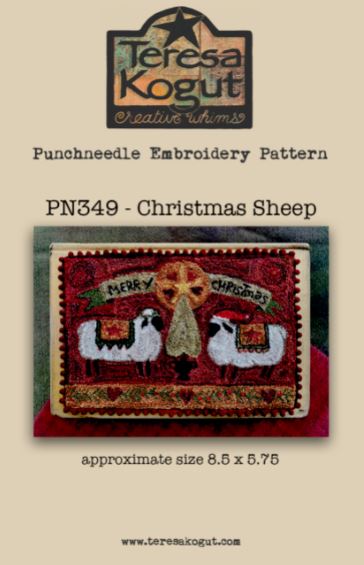 click here to view larger image of Christmas Sheep (Punchneedle)