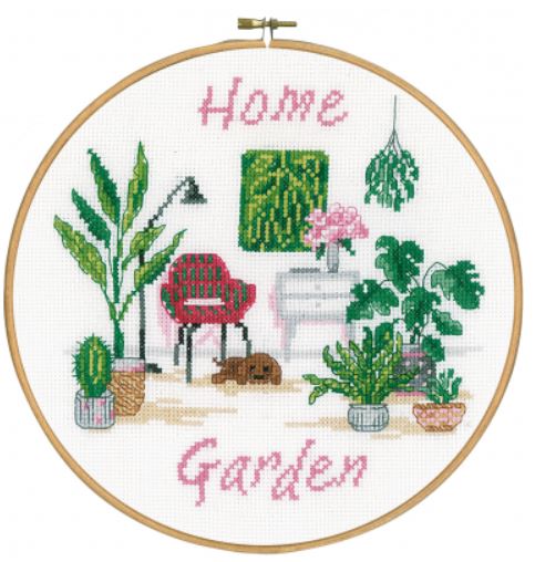 click here to view larger image of Home Garden (counted cross stitch kit)