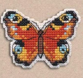 Badge - Peacock Butterfly