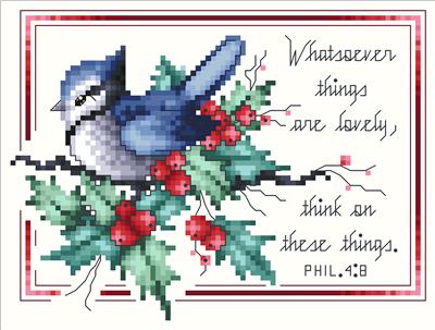 click here to view larger image of Inspirational Birds Blue Jay (chart)