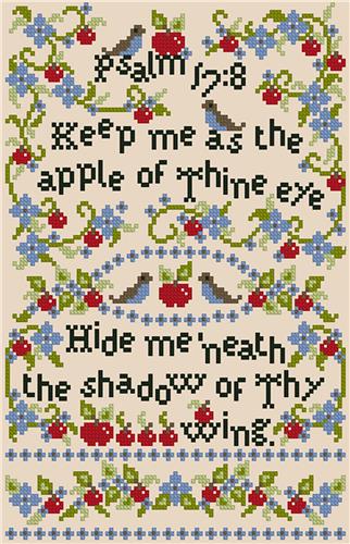 click here to view larger image of Keep Me as the Apple of Thine Eye (chart)