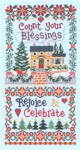 click here to view larger image of Winter Blessings Kit (counted cross stitch kit)