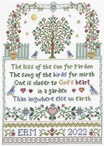 click here to view larger image of Gods Garden (counted cross stitch kit)