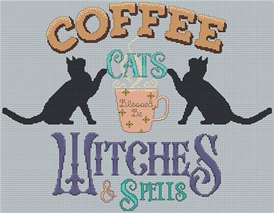 Coffee Cats Witches