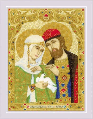 click here to view larger image of Peter and Fevronia (counted cross stitch kit)
