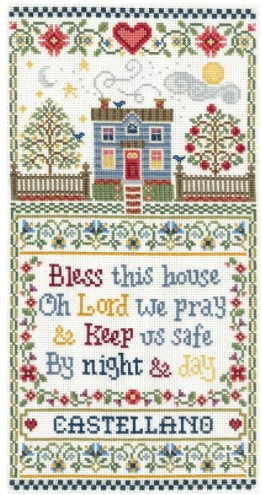 click here to view larger image of Bless This House Sampler - Sandra Cozzolino (chart)