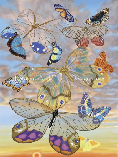 Butterflies Clouds 2 - Ann Jasperson
