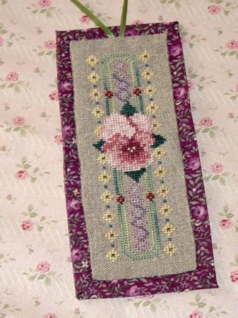 Pink Pansy Bookmark