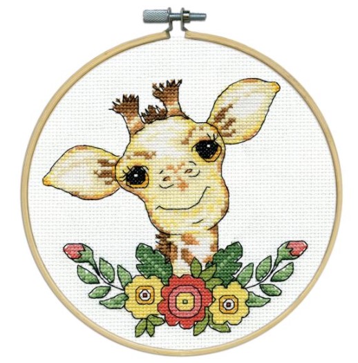 click here to view larger image of Giraffe (counted cross stitch kit)