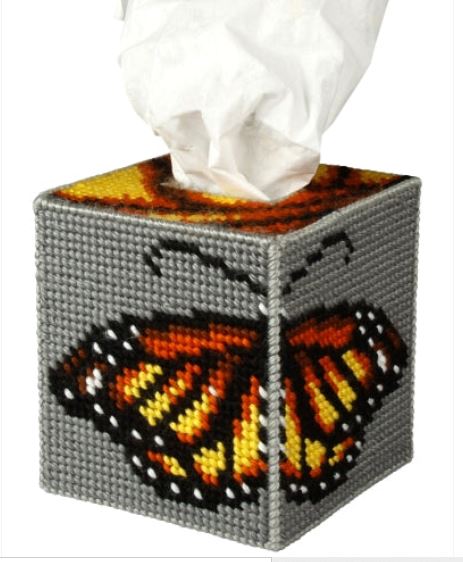 Tissue Box Cover - Butterfly
