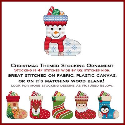 Christmas Stocking - Snowman