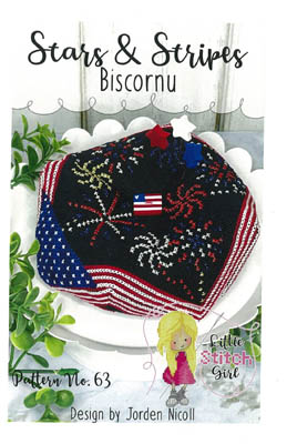 click here to view larger image of Stars & Stripes Biscornu (chart)