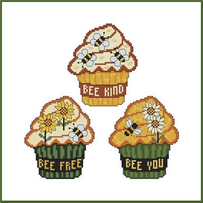Cupcakes - Sunflower N' Bee Trio