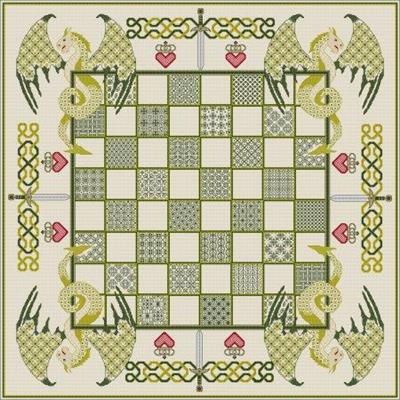 Dragon Chessboard - Green