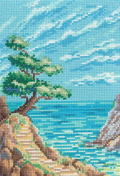 click here to view larger image of Coast Pine (counted cross stitch kit)