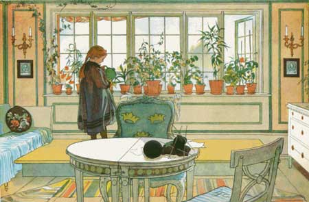Flower Window - Carl Larsson