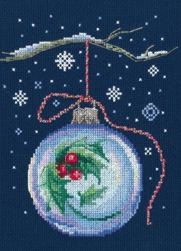 Ball With A Sprig of Holly