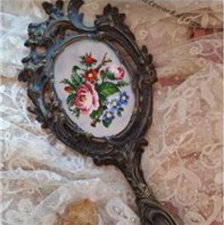 Antique Oval Bouquet - A