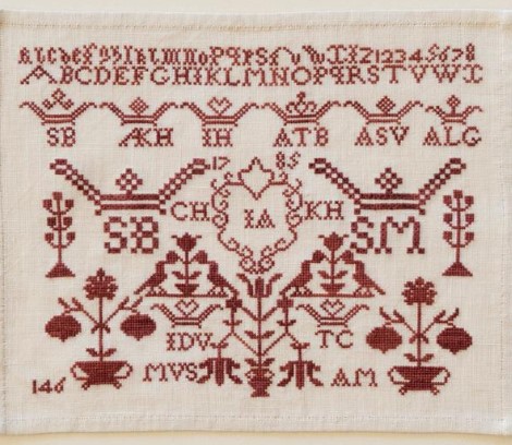 click here to view larger image of Antje Meester 1785 - An Amsterdam Orphanage Sampler (chart)